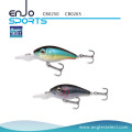 Angler Selecione Crankbait 5cm Shallow Lure Fishing Tackle com Vmc Treble Hooks (CB0250)